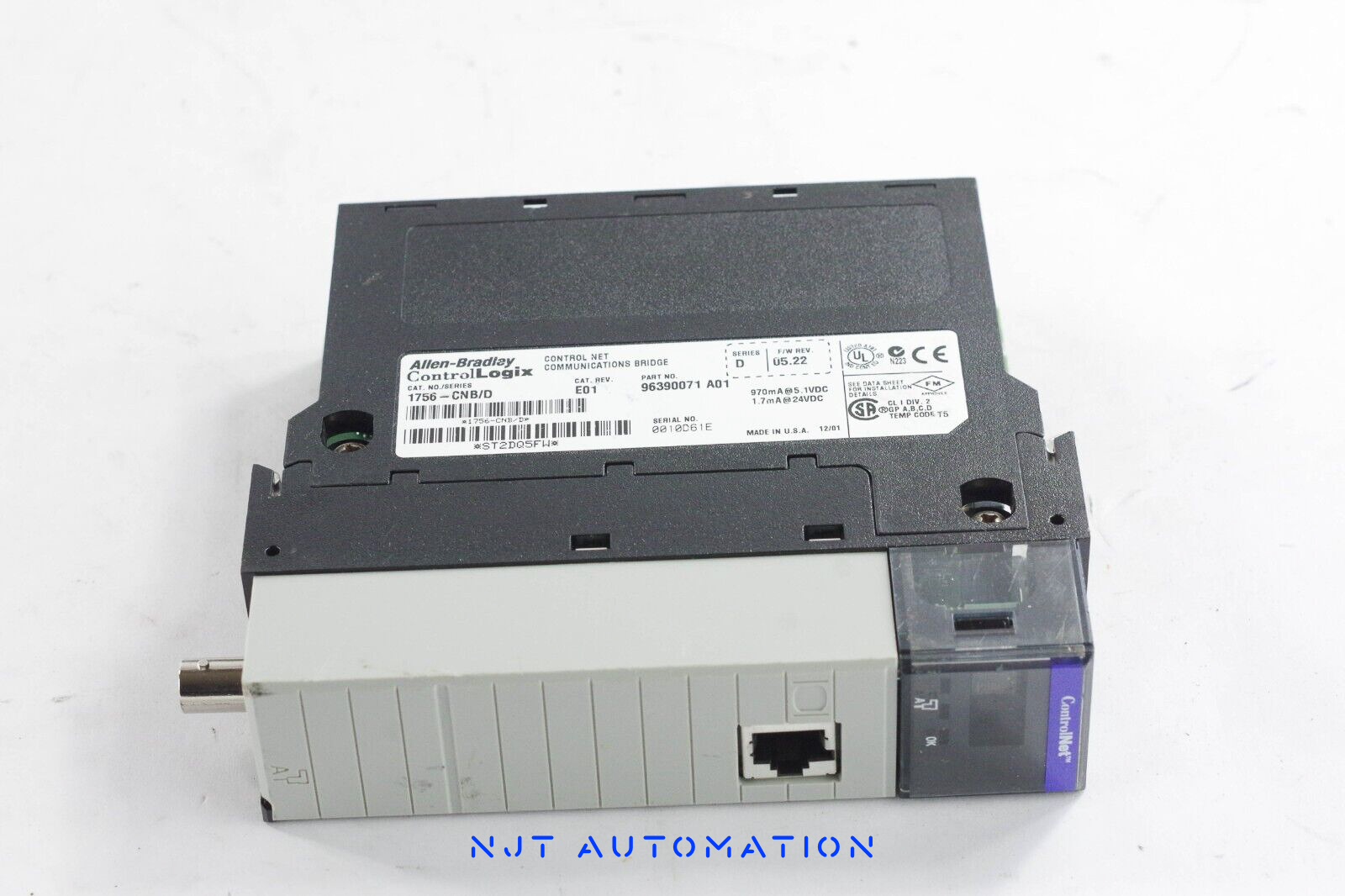 Allen Bradley 1756-CNBR ControlLogix Processor – front view